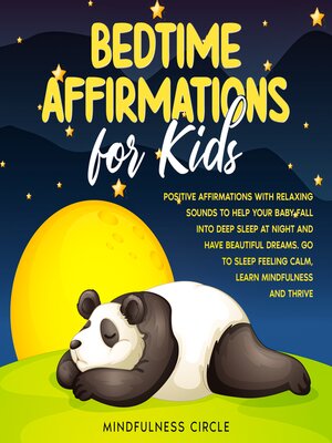 cover image of Bedtime Affirmations for Kids